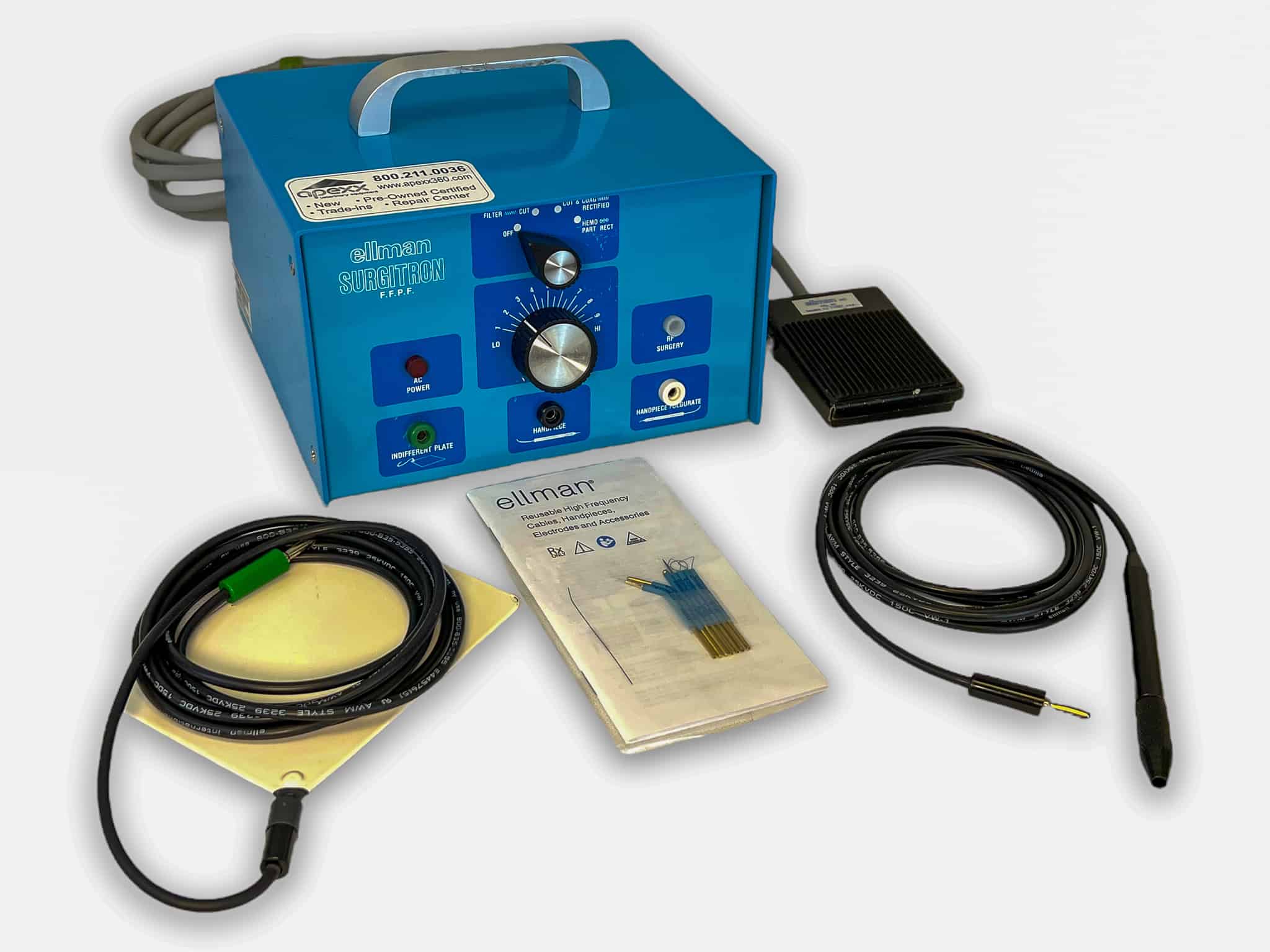 Ellman Surgitron FFPF ESU apexx Veterinary Equipment