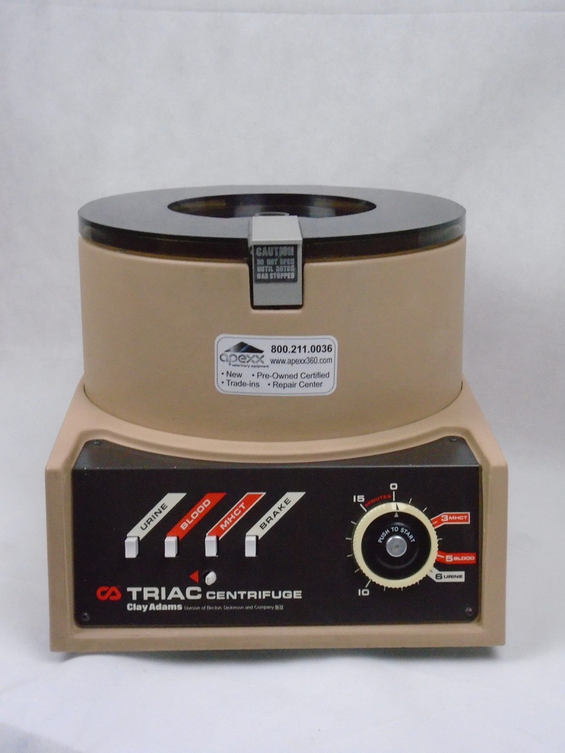 Clay Adams TRIAC MultiFunction Centrifuge apexx Veterinary Equipment