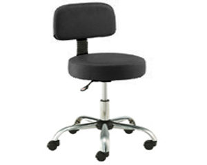 Air-Lift Procedure Stool with Backrest and Anti-Microbial Vinyl